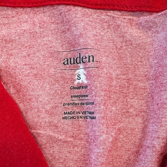 Auden Red women’s Pajama Set with White tree Accents - Picture 2 of 4